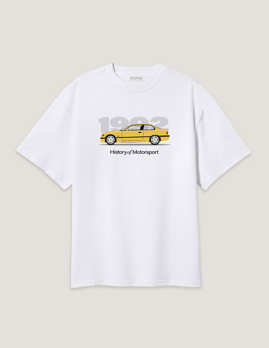 T-Shirt mit E36 M3 Coupé Druck / Artwork
